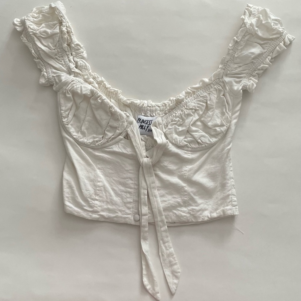 SOLD Princess Polly White Top